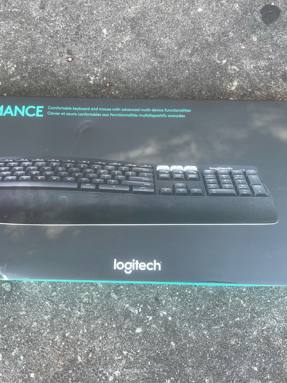 Logitech Black Wired Keyboard with Number Pad